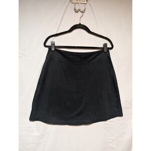 Merona Women's Black A-Line Skater Mini Skirt Stretch Basic Casual Size‎ Medium